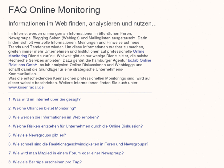 www.monitoring-faq.de