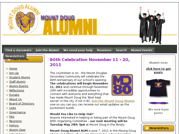 www.mountdougalumni.org