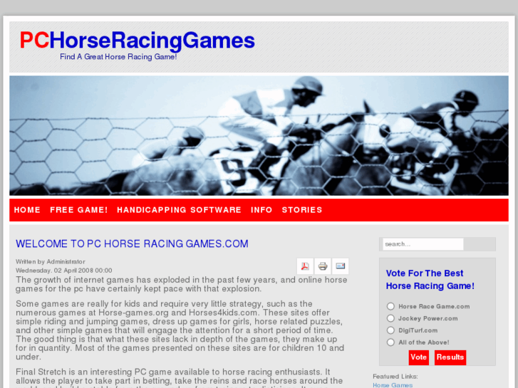 www.pchorseracinggames.com