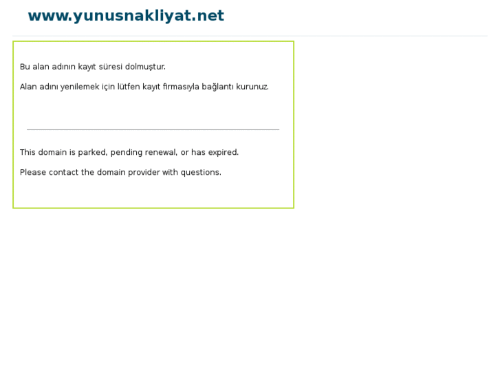 www.yunusnakliyat.net