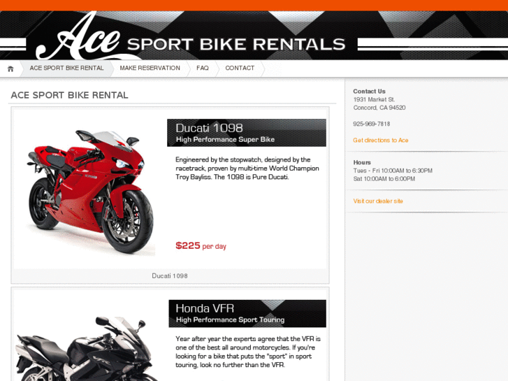 www.acesportbikerentals.com