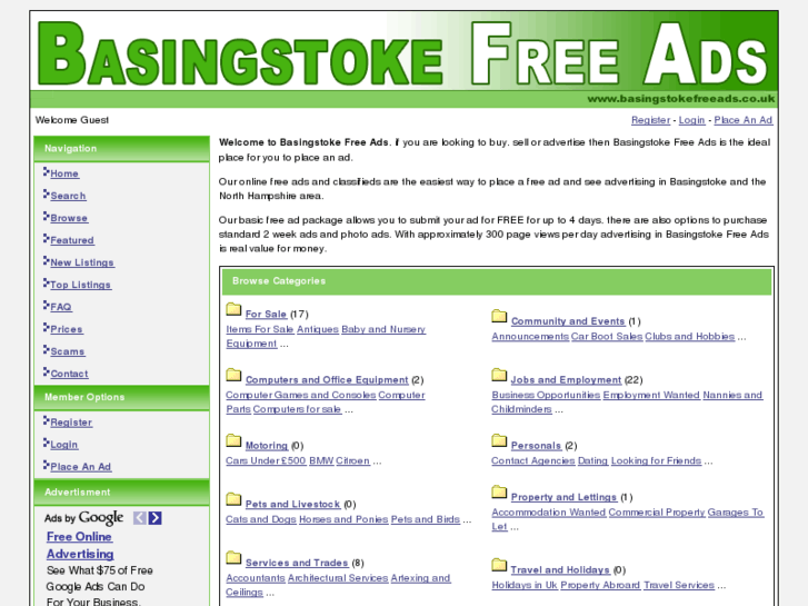 www.basingstokefreeads.co.uk