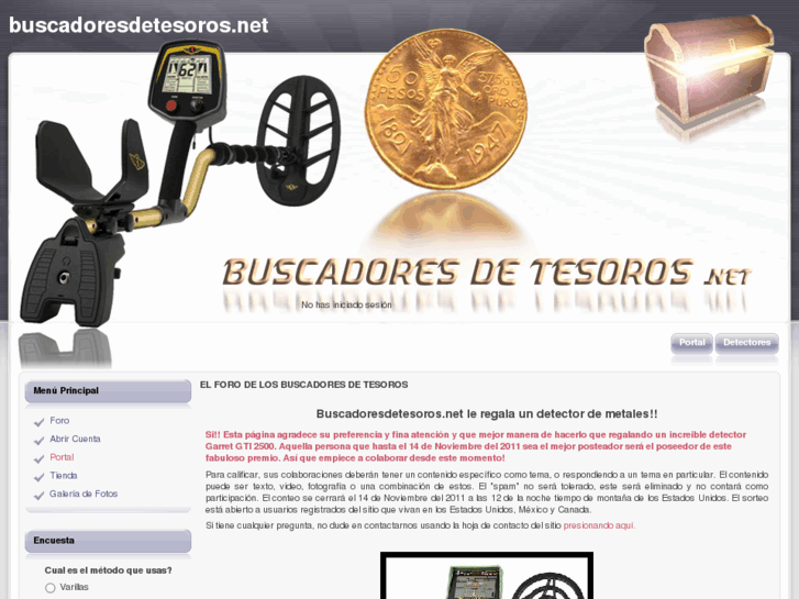 www.buscadoresdetesoros.net