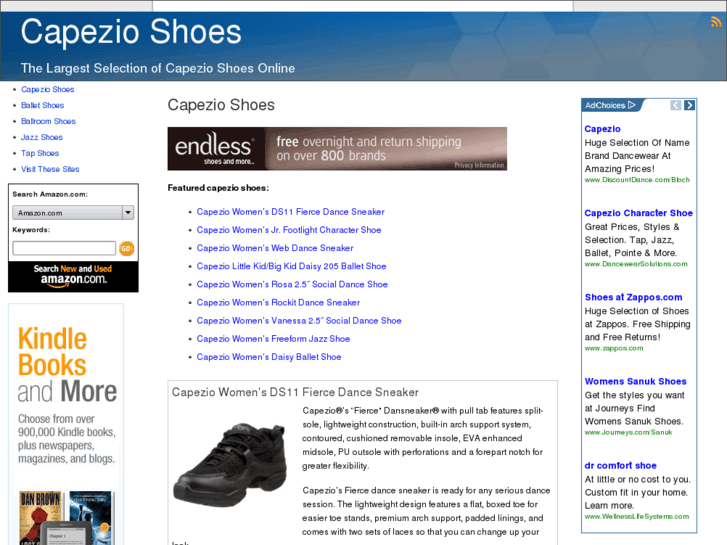 www.capezioshoe.com