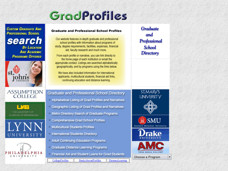 www.gradprofiles.com