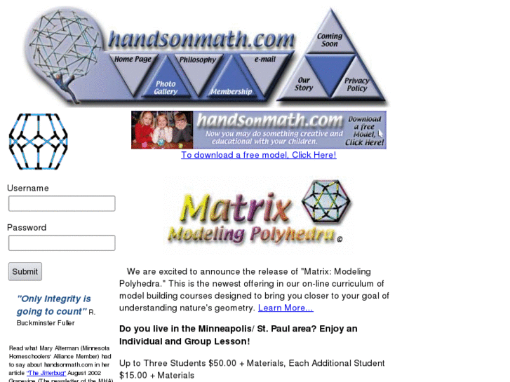 www.handsonmath.com