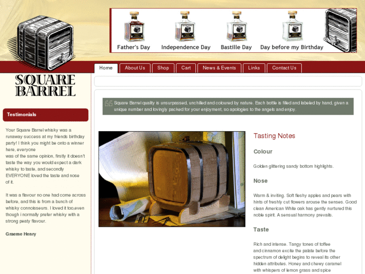 www.squarebarrelwhisky.com