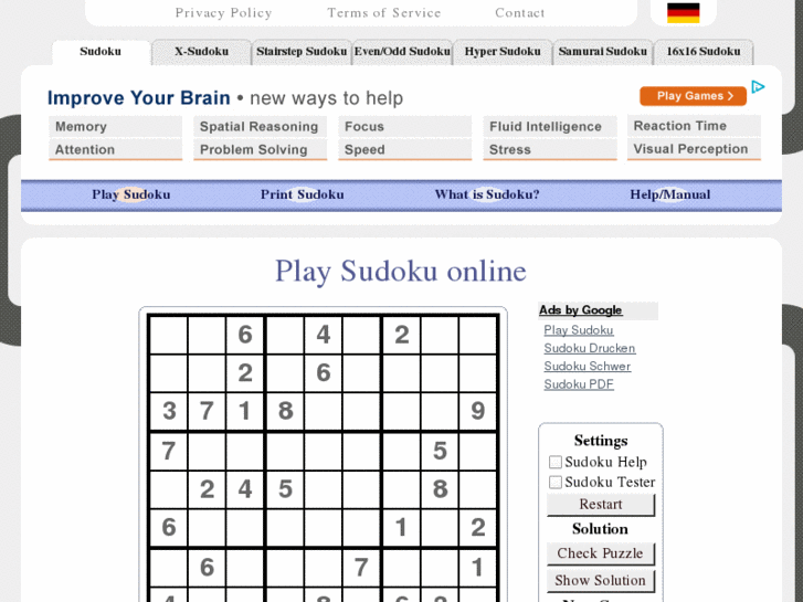 www.sudoku-space.net
