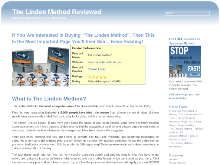 www.thelindenmethodreviewed.net