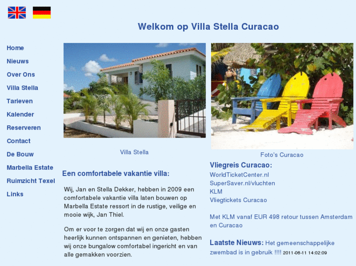 www.villastellacuracao.nl