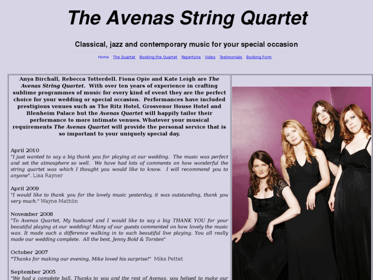 www.avenasquartet.com