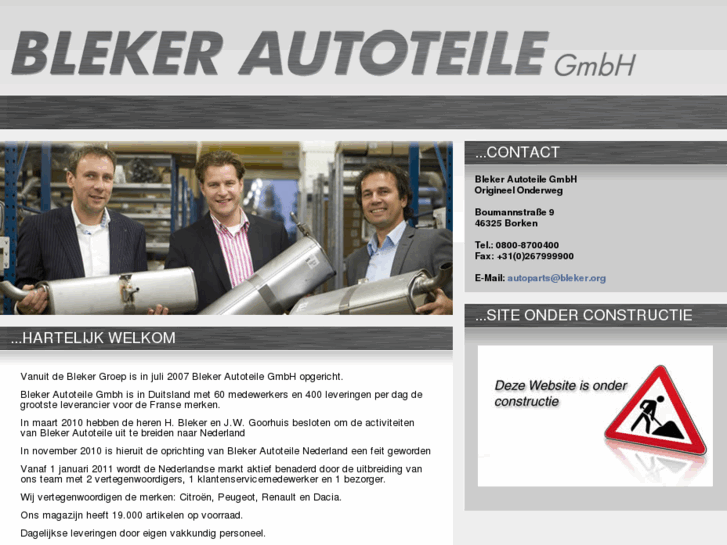 www.bleker-autoteile.nl