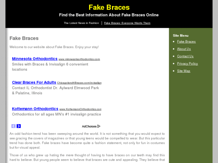 www.fakebraces.org