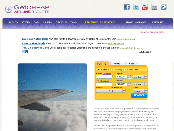 www.getcheapairlinetickets.com