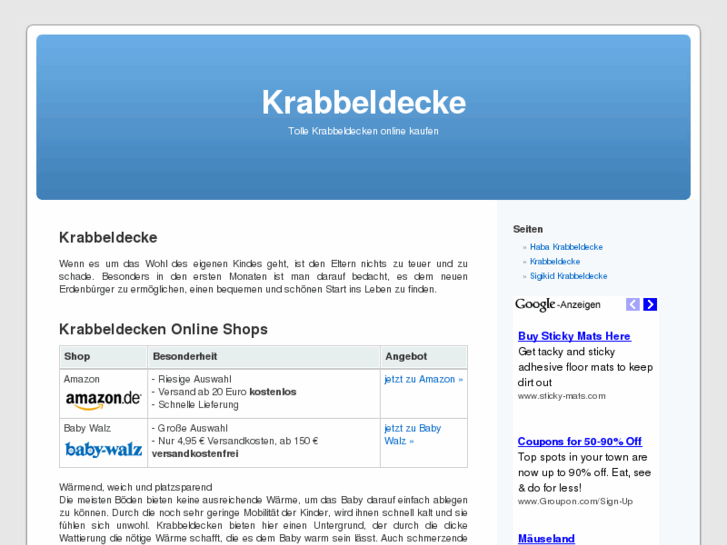 www.krabbeldecke.com