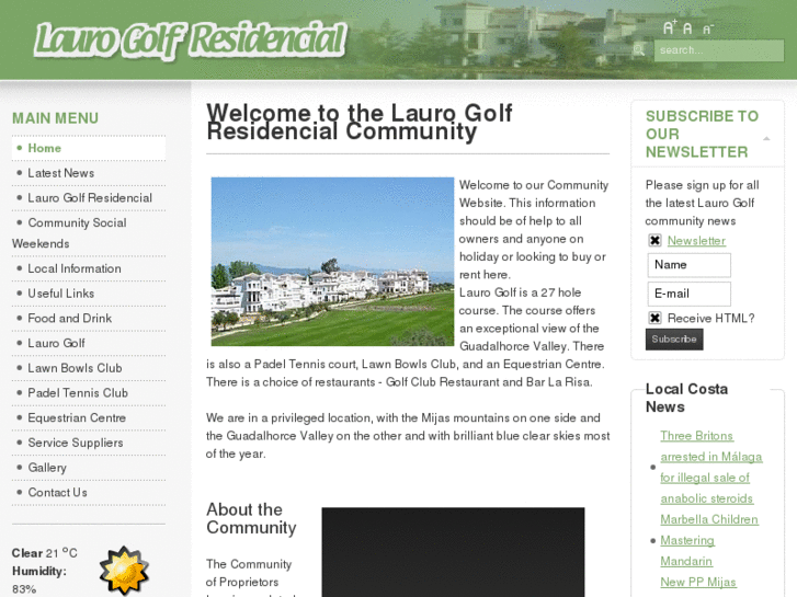 www.laurogolfresidencial.com