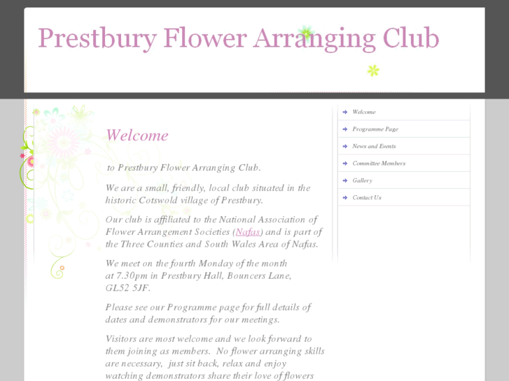 www.prestburyflowerarrangingclub.com