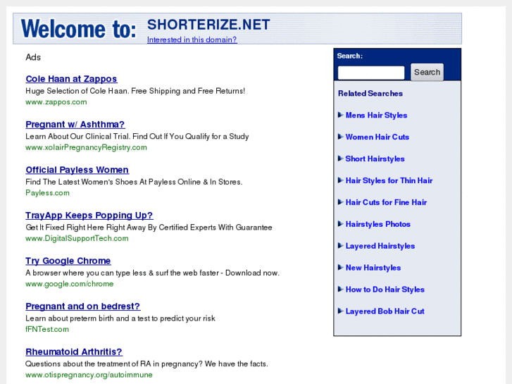 www.shorterize.net
