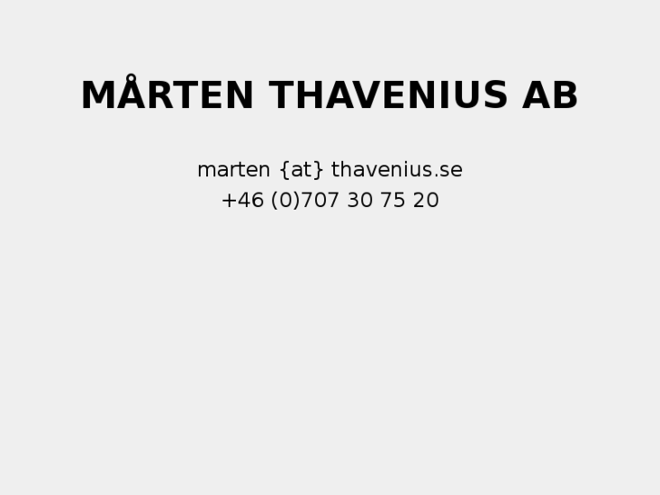 www.thavenius.com