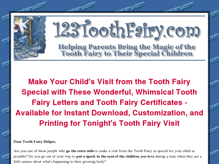 www.toothfairyletters.info