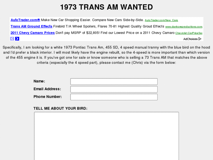 www.1973transam.com