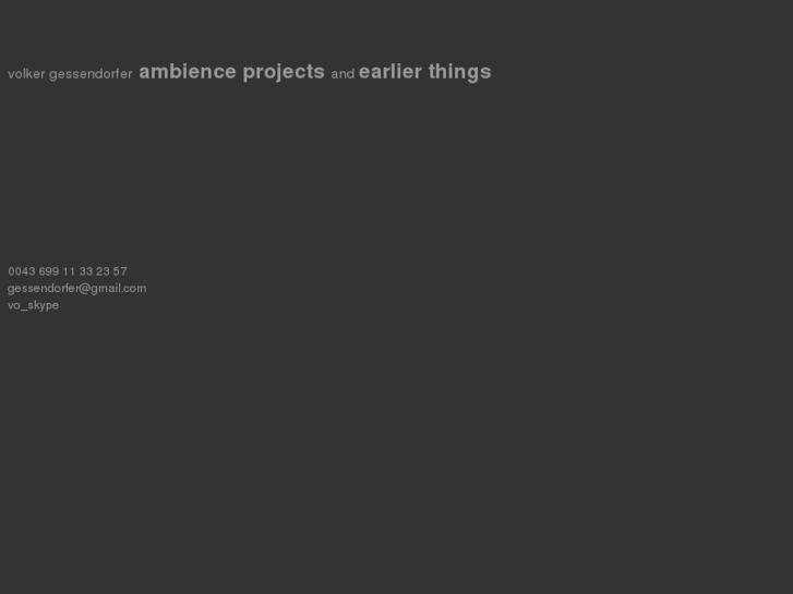 www.ambience-projects.org