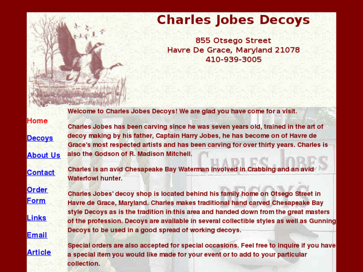 www.charlesjobesdecoys.com