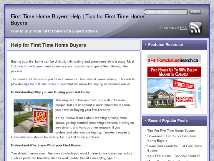 www.firsttimehomebuyershelp.net