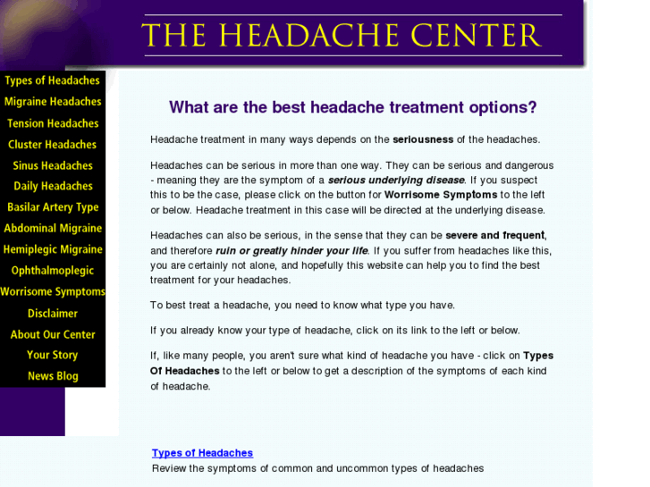 www.headache-treatment-options.com