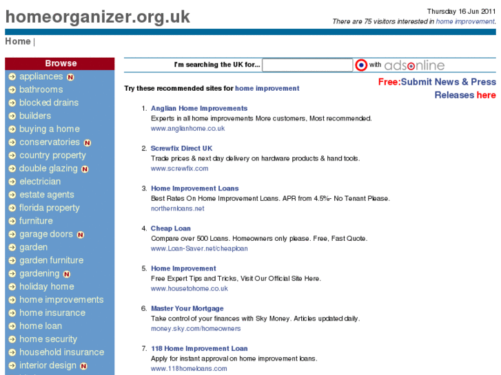 www.homeorganizer.org.uk