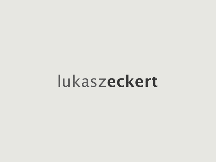 www.lukaszeckert.com