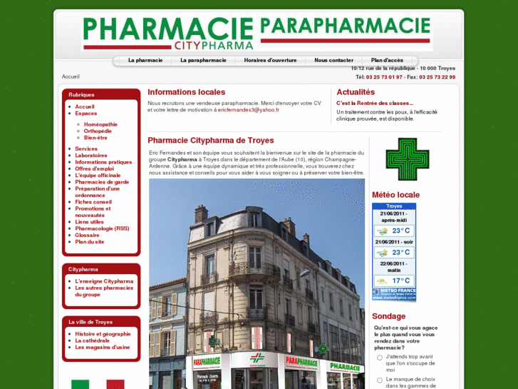 www.pharmaciecitypharmatroyes.com