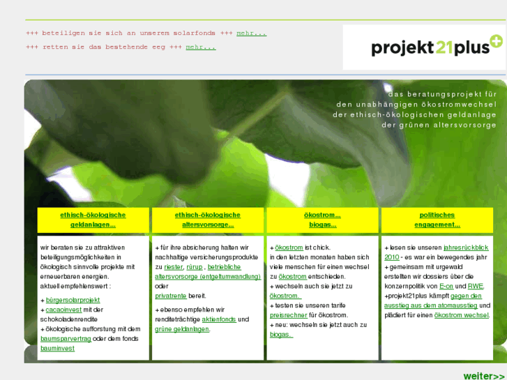 www.projekt21plus.de