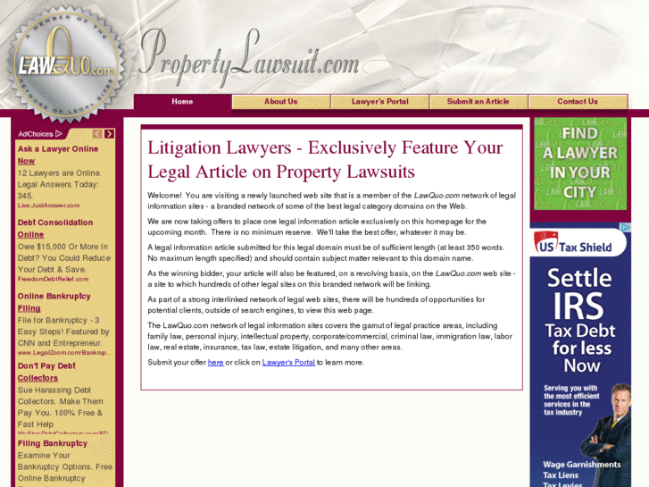 www.propertylawsuit.com