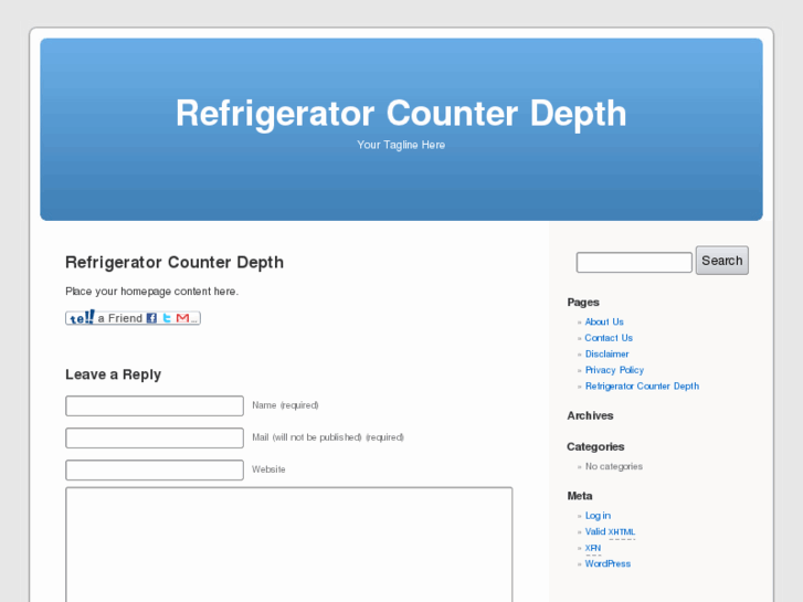 www.refrigeratorcounterdepth.org