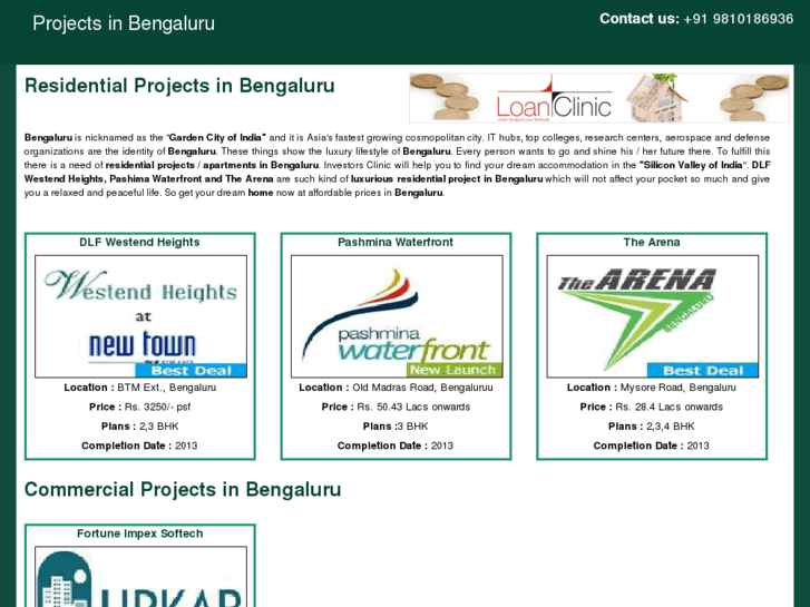 www.bengaluruprojects.com