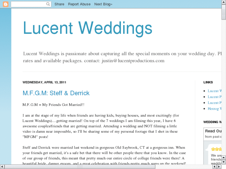 www.lucentweddings.com