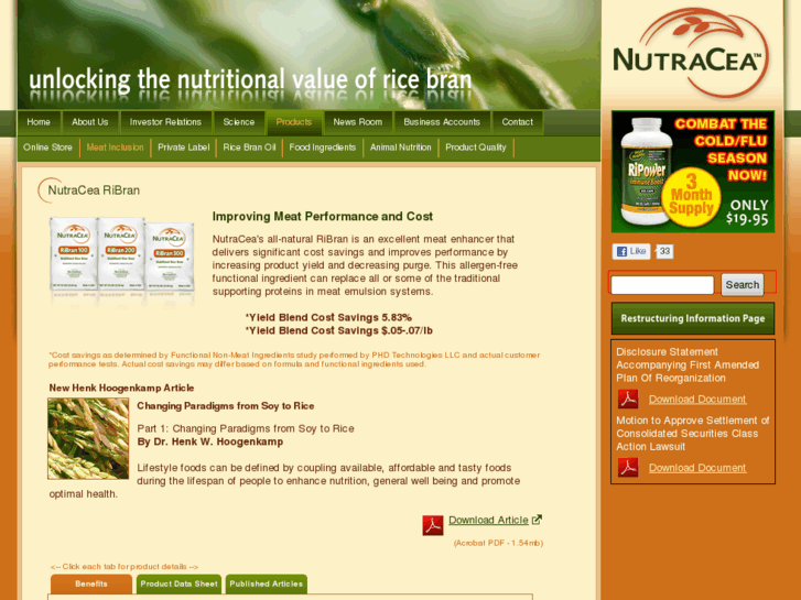 www.nutracearibran.com