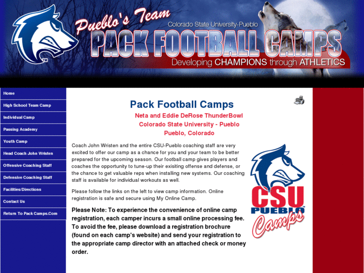 www.packfootballcamps.com