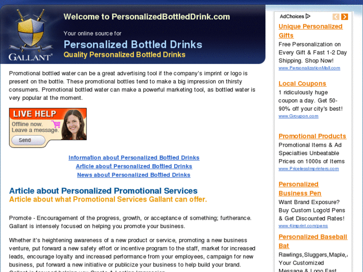 www.personalizedbottleddrink.com