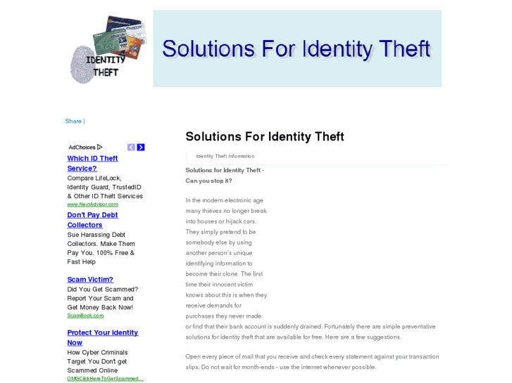 www.solutionsforidentitytheft.com