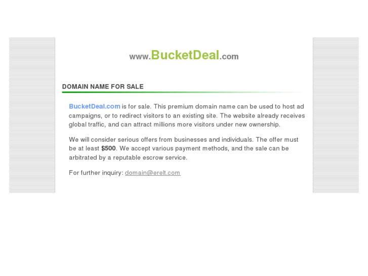 www.bucketdeal.com