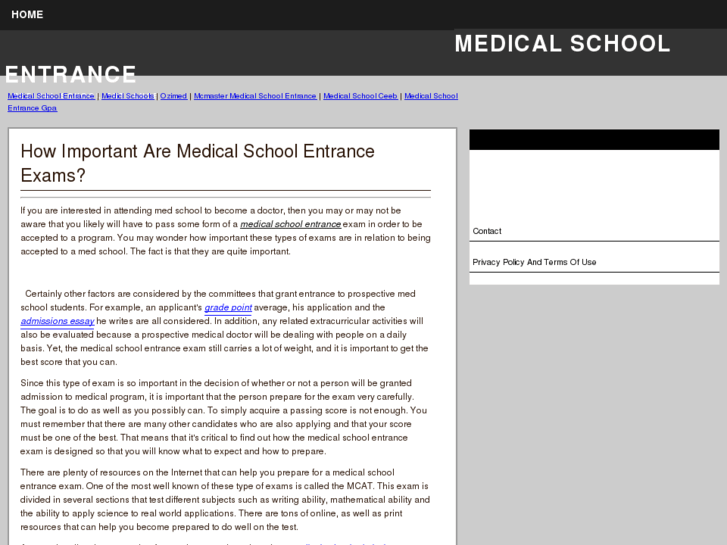 www.medicalschoolentrance.info