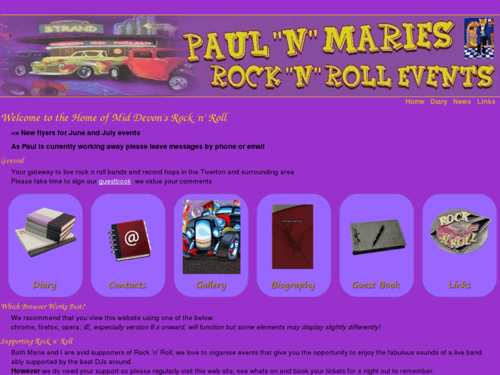 www.paulnmariesrocknrollevents.com