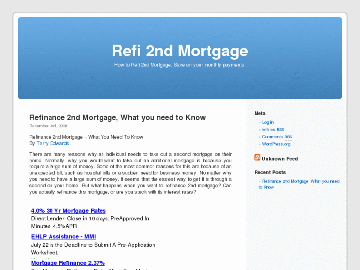 www.refi-2nd-mortgage.com