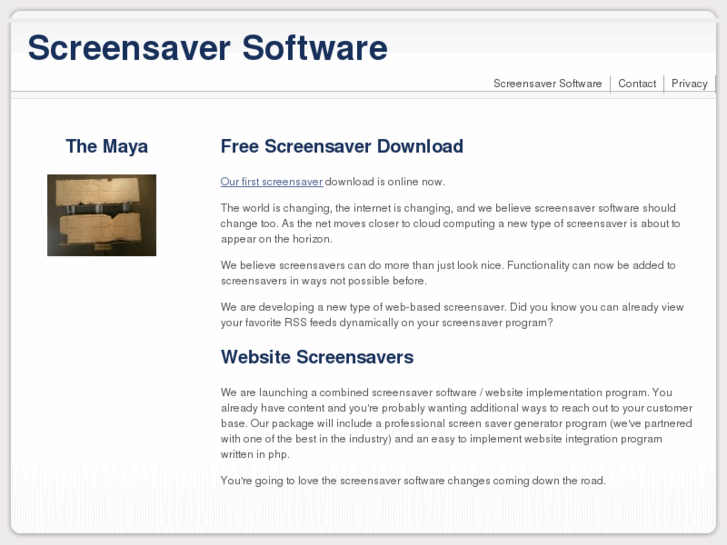 www.screensaversoftware.org