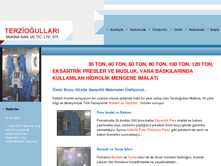 www.terziogullarimakina.com