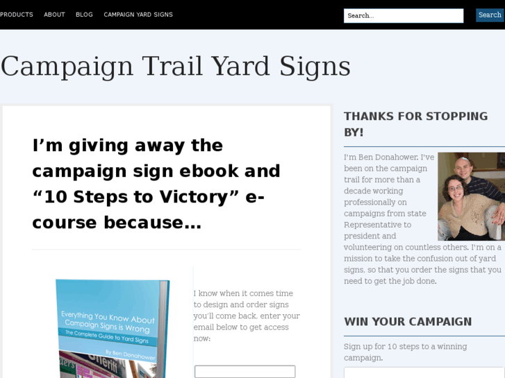 www.campaigntrailyardsigns.com