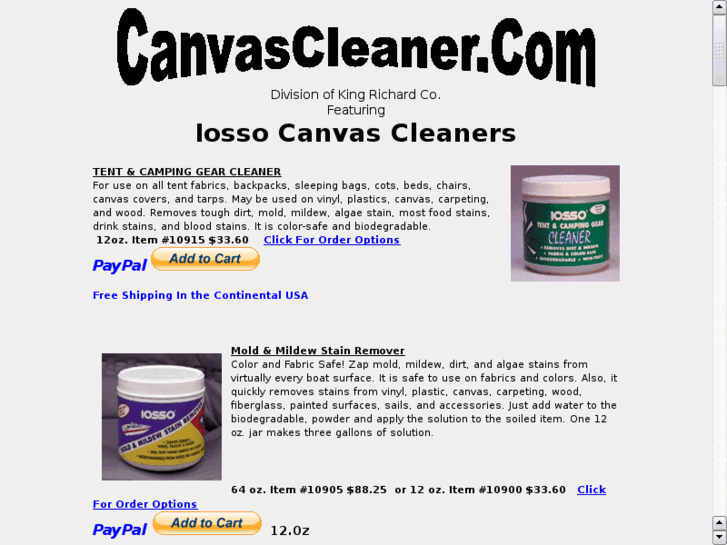 www.canvascleaners.com