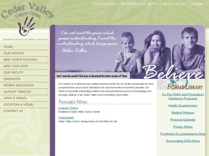 www.cedarvalleycancercenter.com